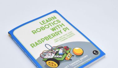 Book cover of Learn robotics with raspberry pi by Matt Timmons-Brown