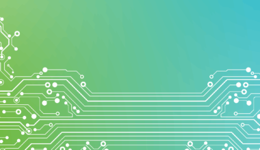 Computer code on green background