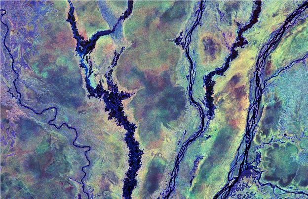 Satellite image of Congo