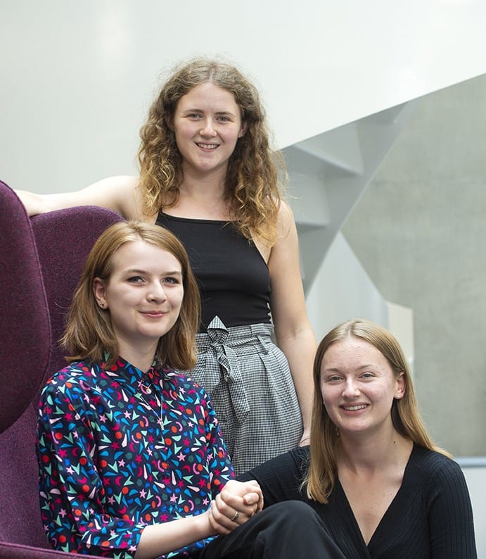 Image of Bethan Froggatt-Thomas, Rebecca Collins & Rhona Keirnan