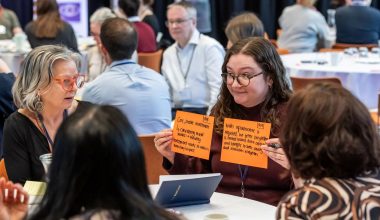 photo of participants at the Data and AI Exchange event
