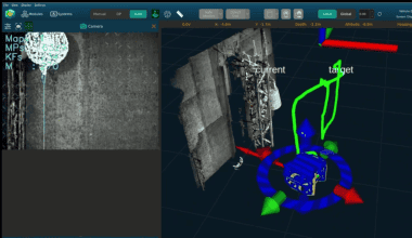 Image from Frontier Robotics’ Autonomous Underwater Inspection Payload technology