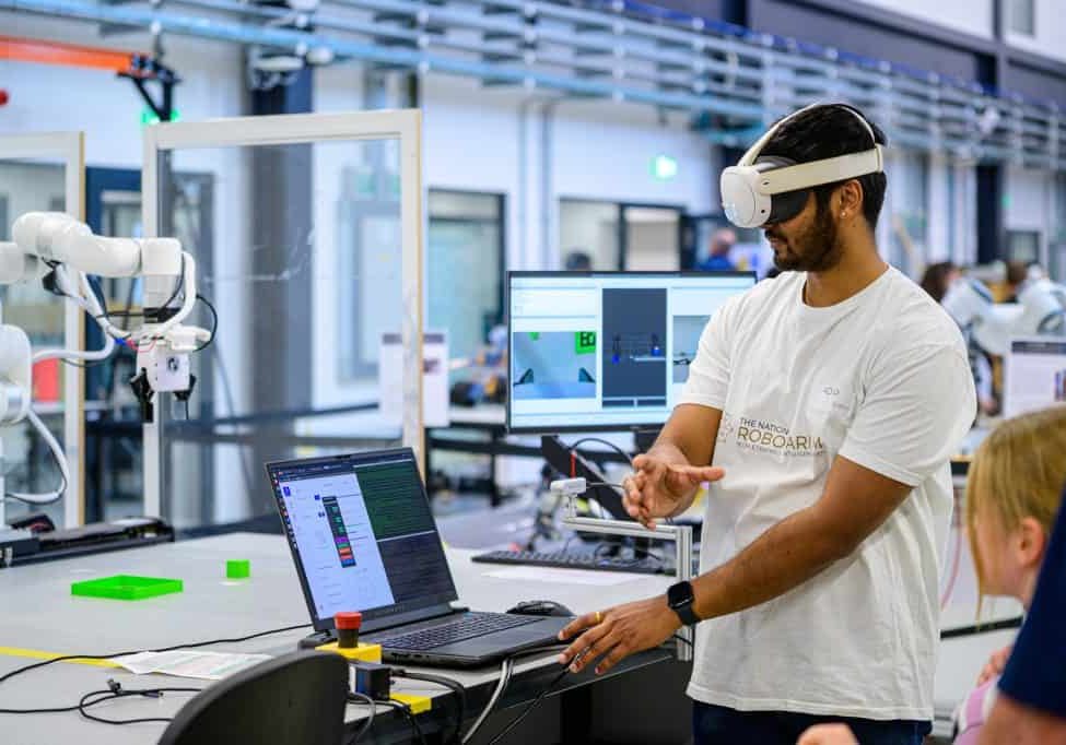 Photo from the National Robotarium's open day in September 2026